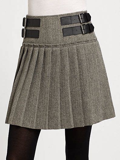 burberry skirt saks